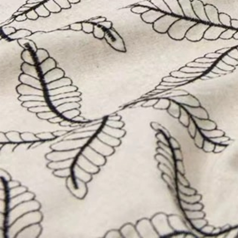 Sewing Fabric - 1meter Windmill Embroidered Fabric Spring Summer