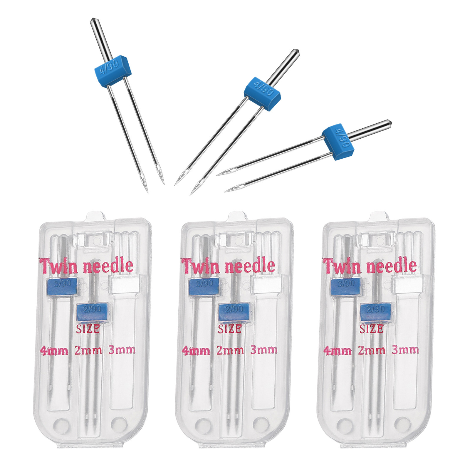 Twin Needle Stretch - 9Pcs Double Sewing Machine Needles Twin
