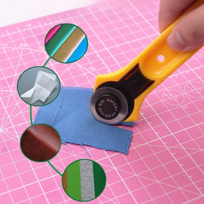 Rotary Cutter Fabric - Rotary Cutter Set 1.1Inch/28mm and 1.8Inch/45mm