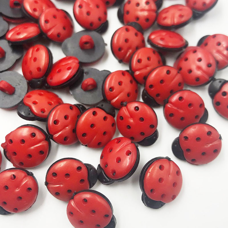 50/100Pcs Red ladybug DIY Kid' – обзор и цена Button Hole Cutter