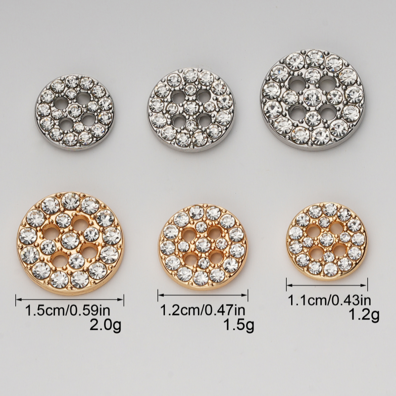 10Pcs 11/12/15mm 4-Hole Round  – обзор и цена Button Hole Cutter