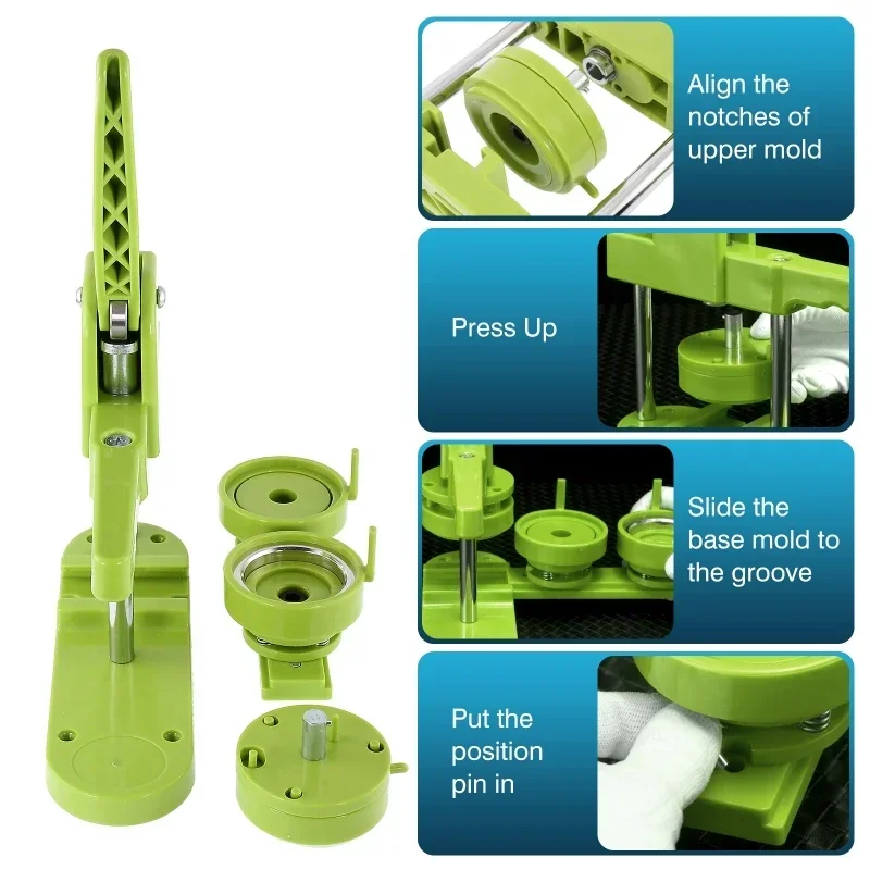 Badge Pin Button Maker Machine – обзор и цена Button Hole Cutter