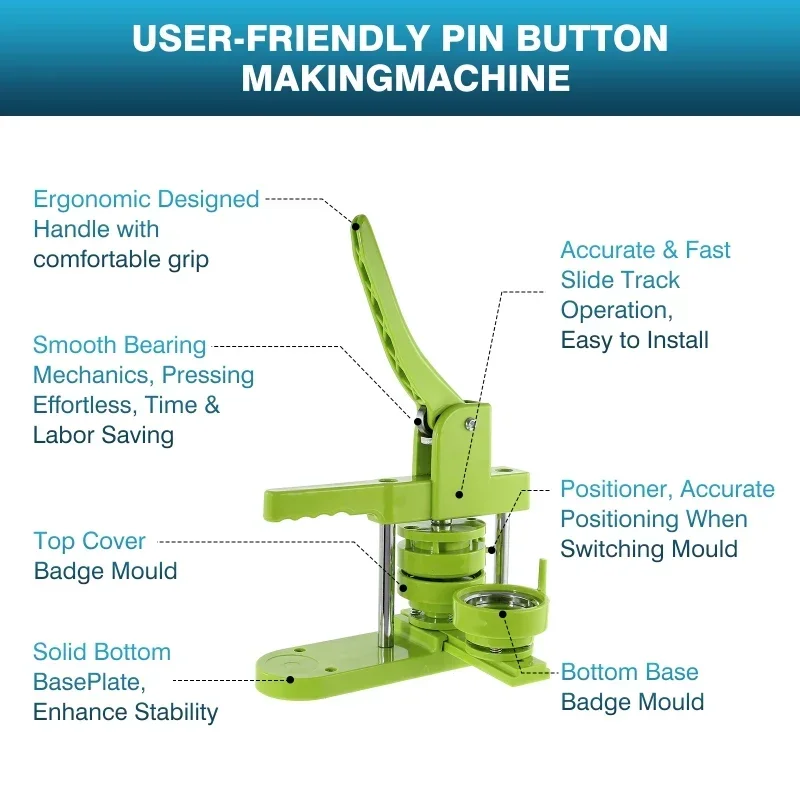 Badge Pin Button Maker Machine – обзор и цена Button Hole Cutter
