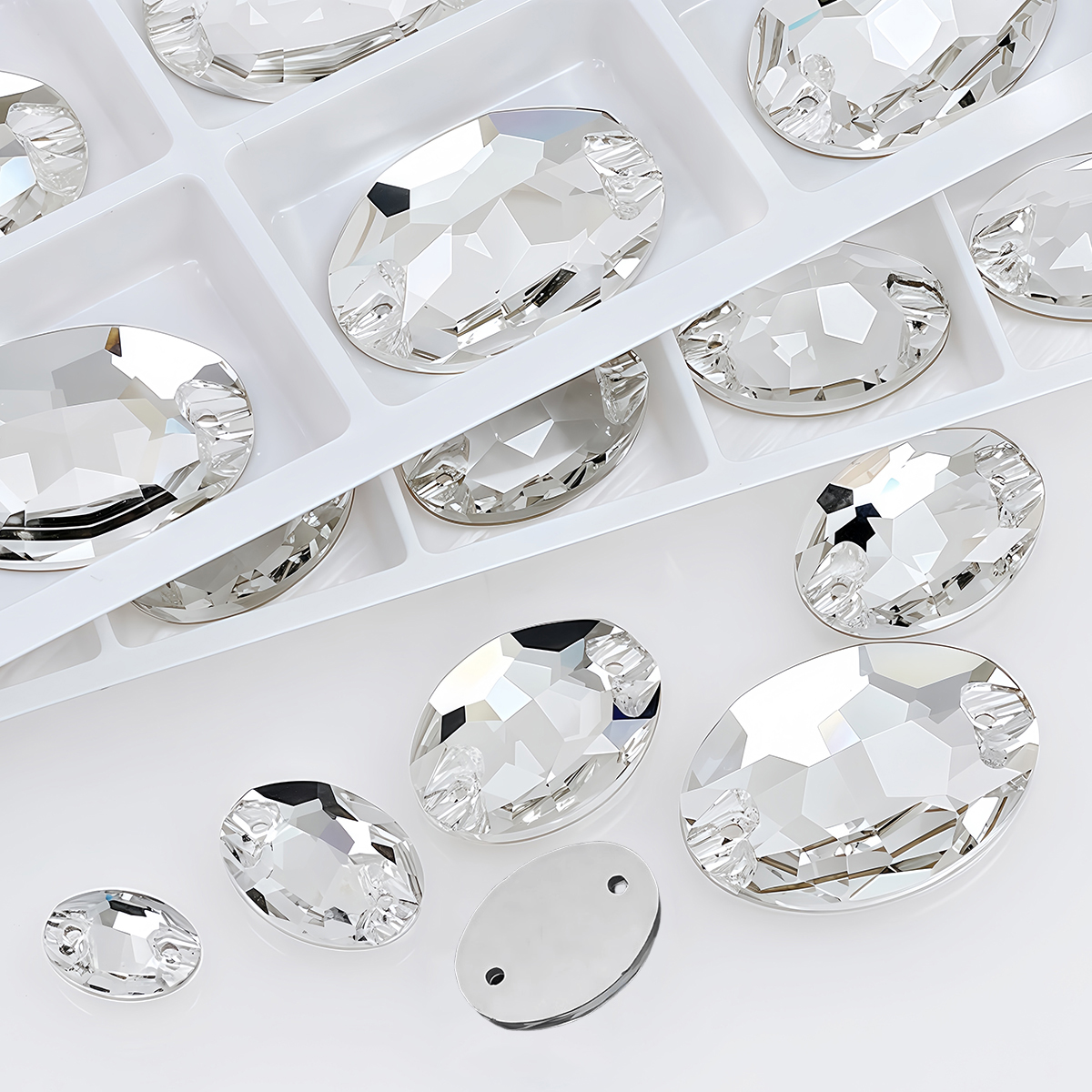Oval Ellipse Crystal Clear Gla – обзор и цена Sewing V