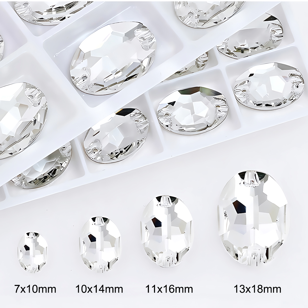 Oval Ellipse Crystal Clear Gla – обзор и цена Sewing V