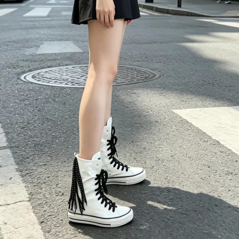 Canvas Shoes Woman New Medium  – обзор и цена Sewing Front Zipper