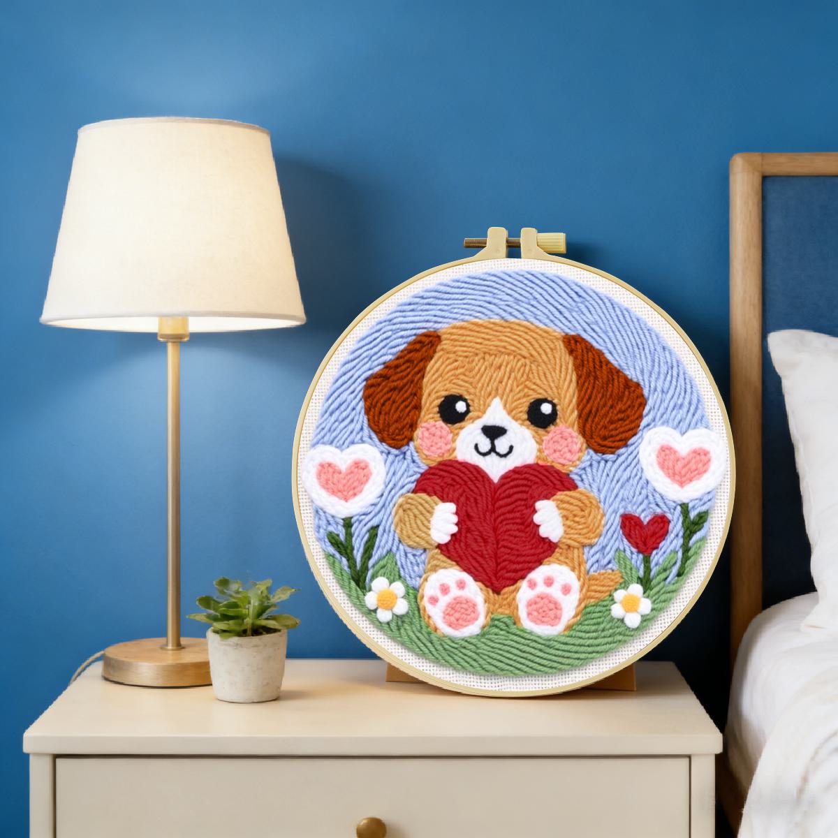20X20CM/7.87inch Dog Punch Nee – обзор и цена Sewing Textile Art