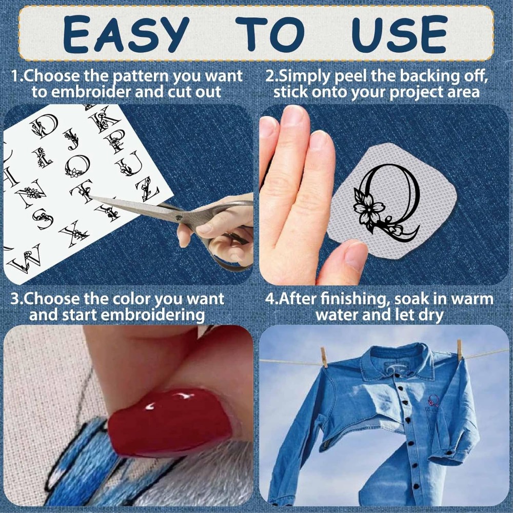 Letter A-Z Water Soluble Embro – обзор и цена Sewing Kit