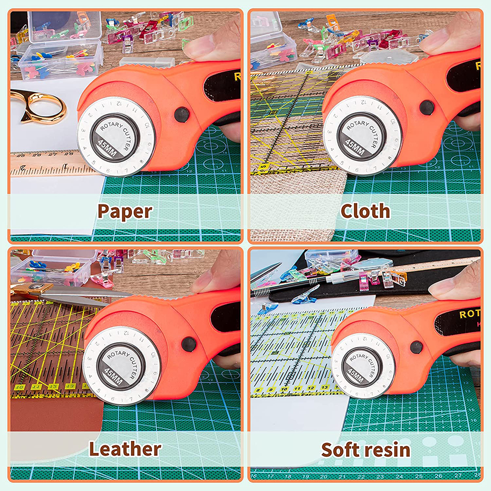 42PCS Rotary Cutter Set 45mm F – обзор и цена Rotary Cutter Fabric