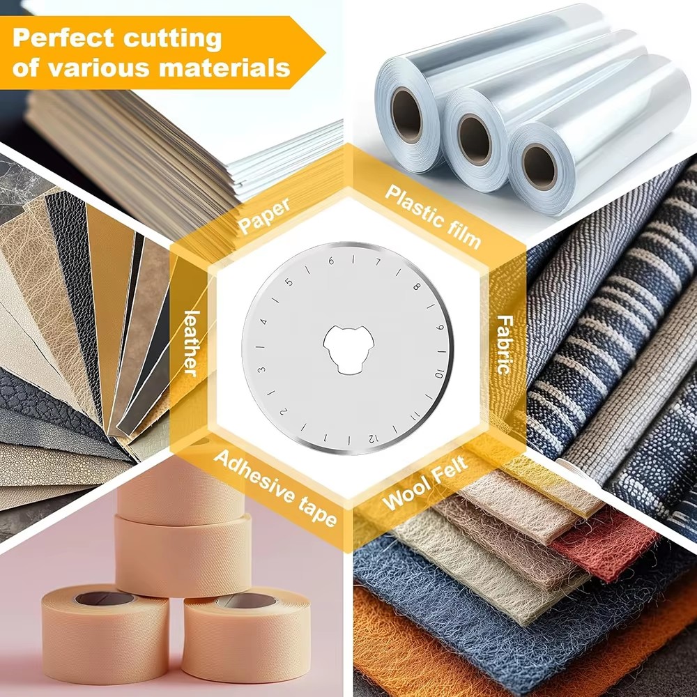 10PCS 45mm Rotary Cutter Blade – обзор и цена Rotary Cutter Fabric