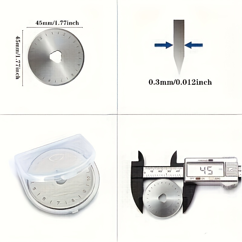 10PCS 45mm Rotary Cutter Blade – обзор и цена Rotary Cutter Fabric