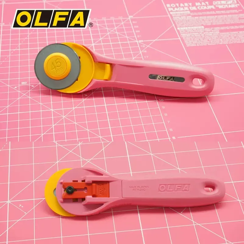 Olfa RTY-2/C 45mm Rotary Pinkl – обзор и цена Rotary Cutter Fabric