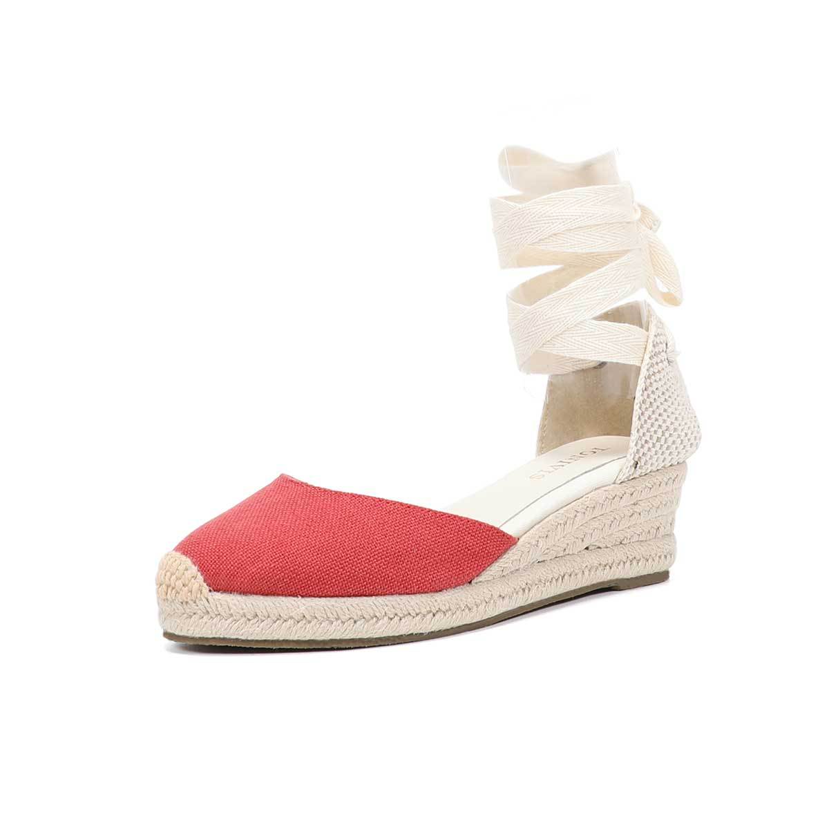 Women Wedge Espadrilles Lace U – обзор и цена Sewing Cotton