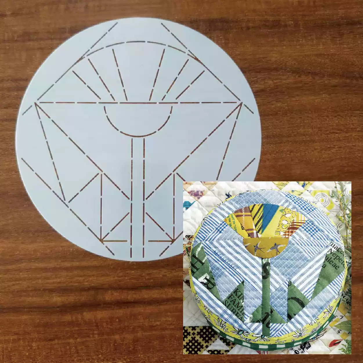 leaf flower Sashiko Embroidery – обзор и цена Sewing Textile Art