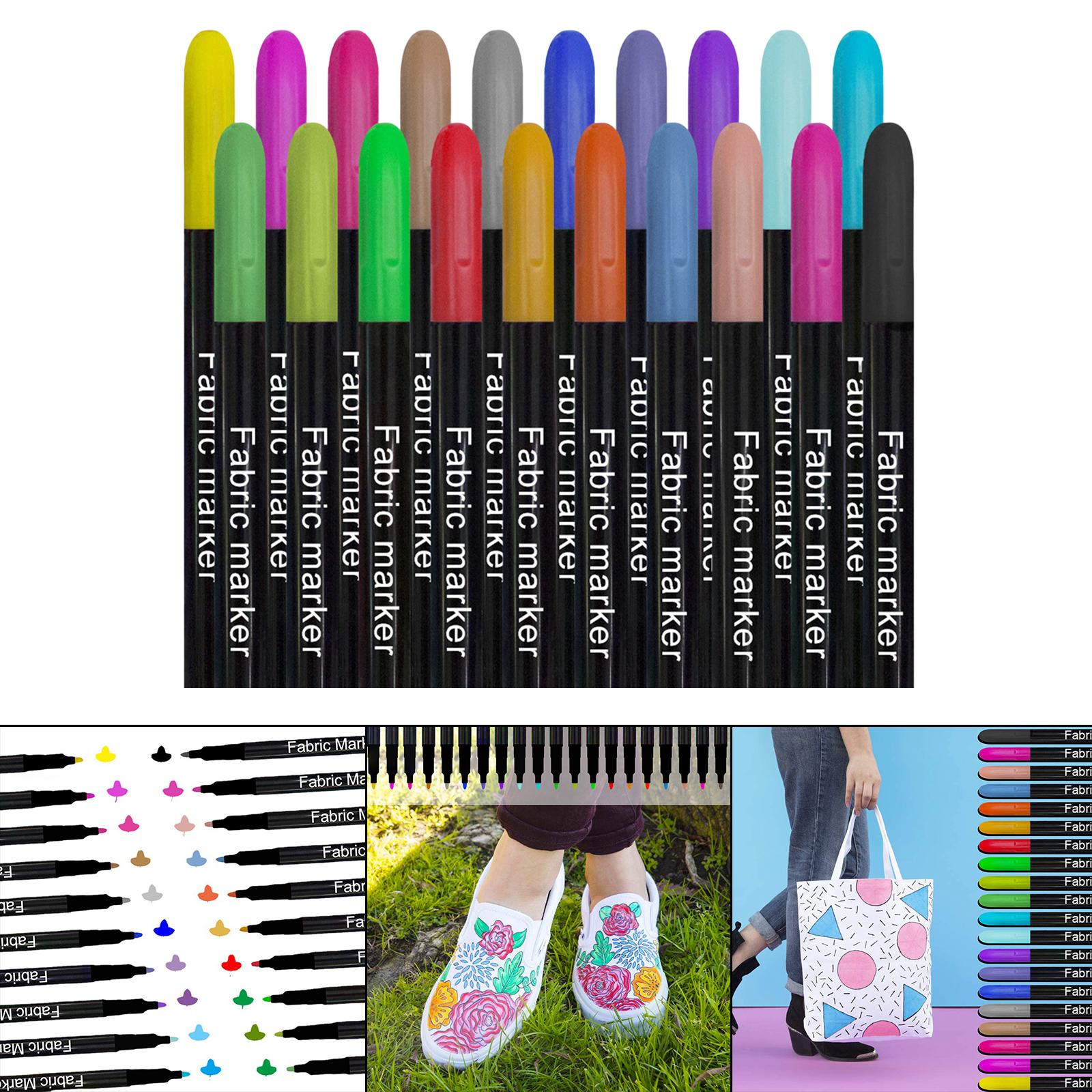 Colorful Fabric Markers Pens P – обзор и цена Sewing Textile Art