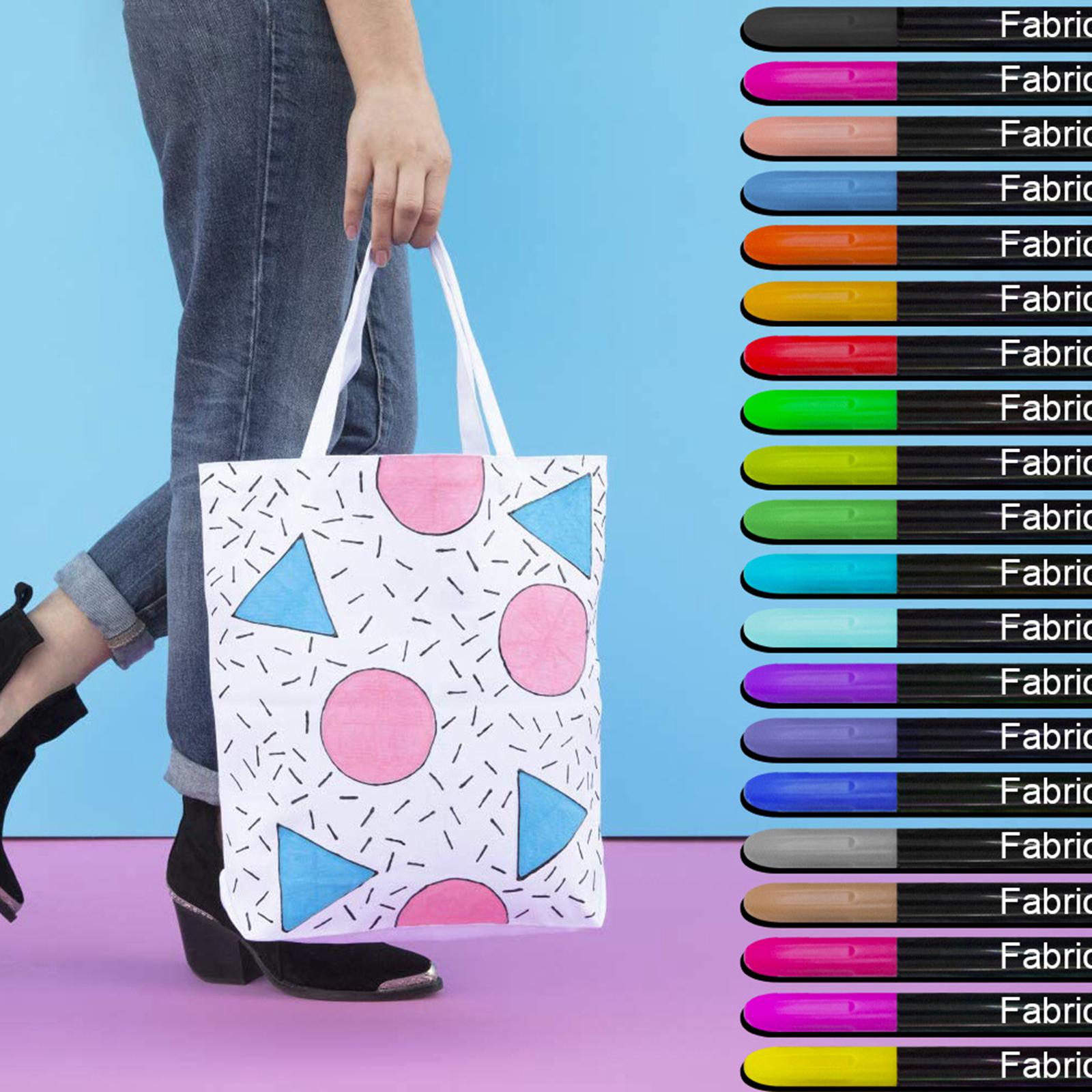 Colorful Fabric Markers Pens P – обзор и цена Sewing Textile Art