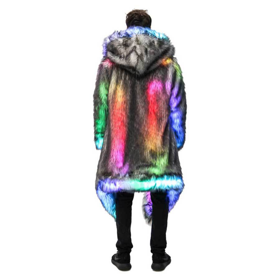 Faux Fur Coat Men Hooded Outer – обзор и цена Sewing V