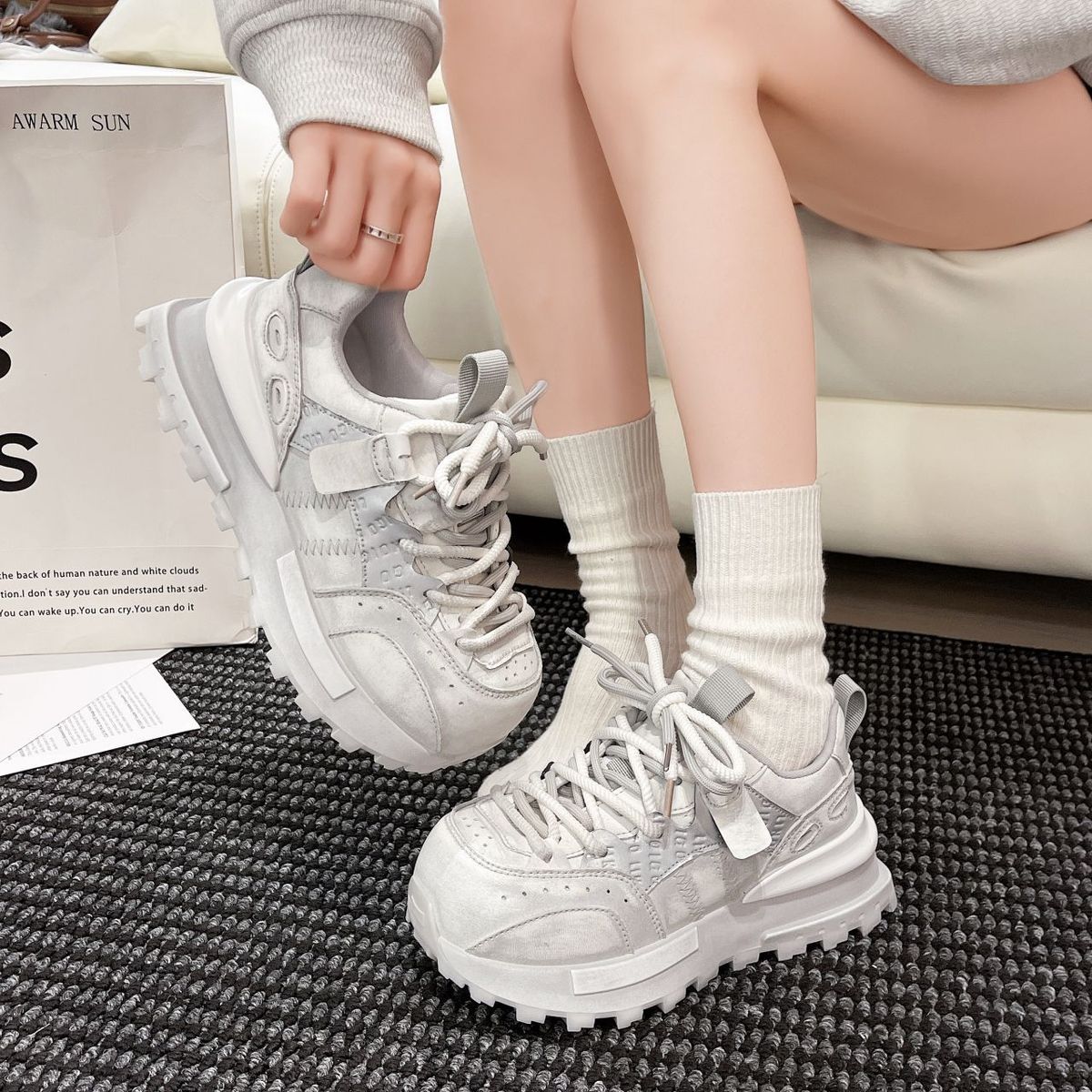 Autumn Vintage Chunky Sneakers – обзор и цена Sewing Latex