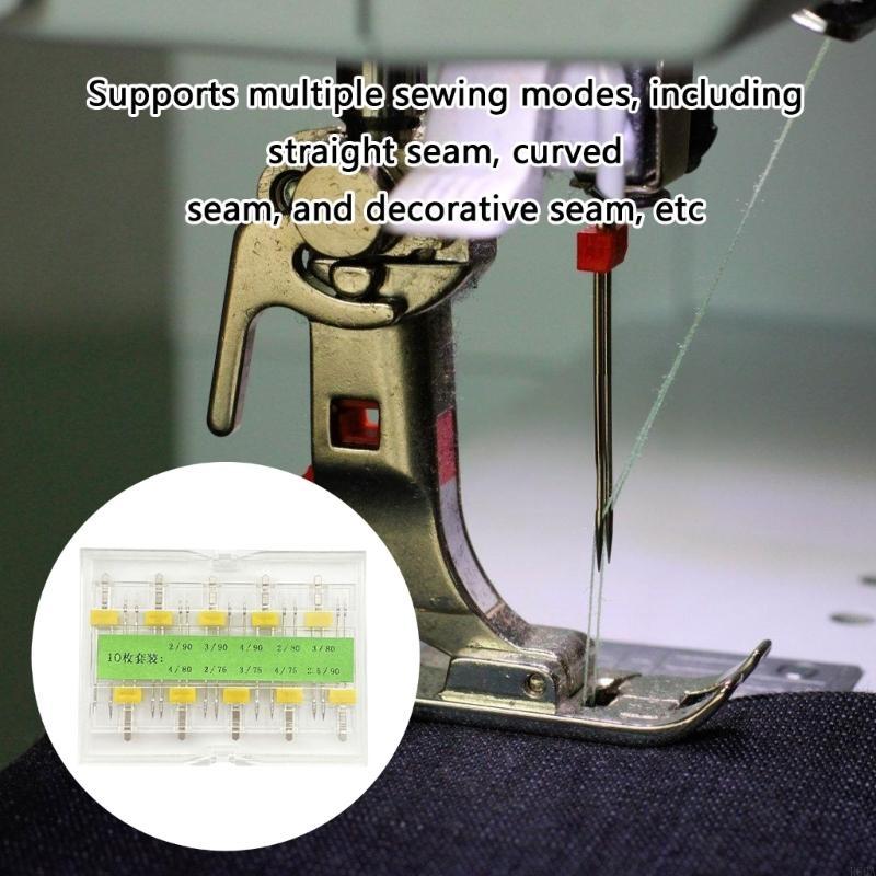 R66A 10Pcs Sewing Machine Need – обзор и цена Twin Needle Stretch