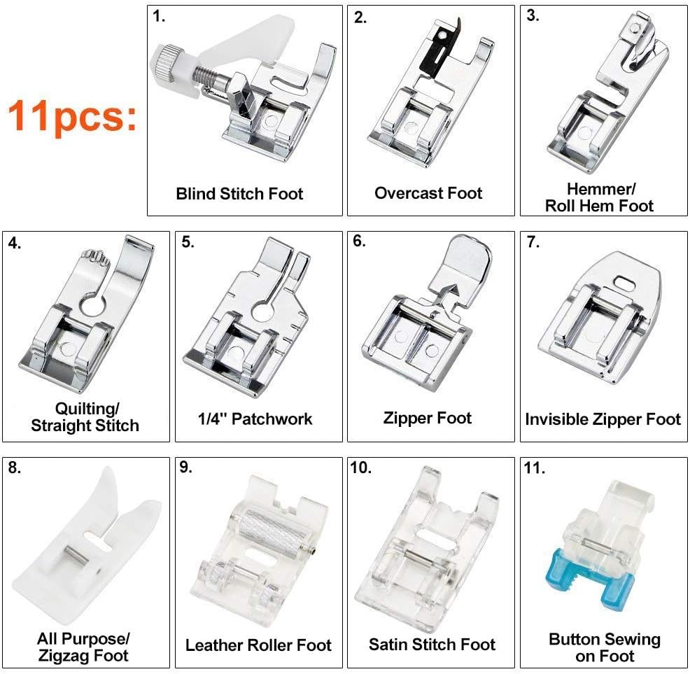 11Pcs Presser Feet Set - Walki – обзор и цена Sewing Kit