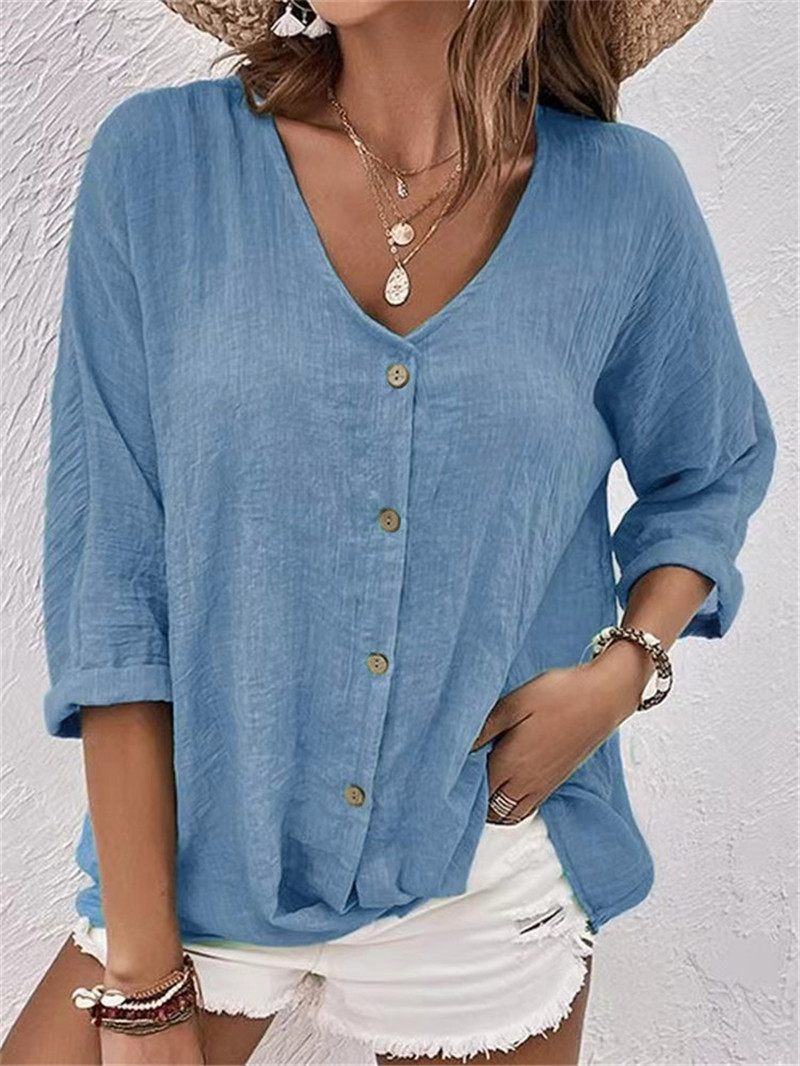 Elegant Buttons Solid Blouse S – обзор и цена Sewing V