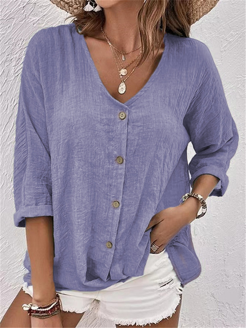 Elegant Buttons Solid Blouse S – обзор и цена Sewing V