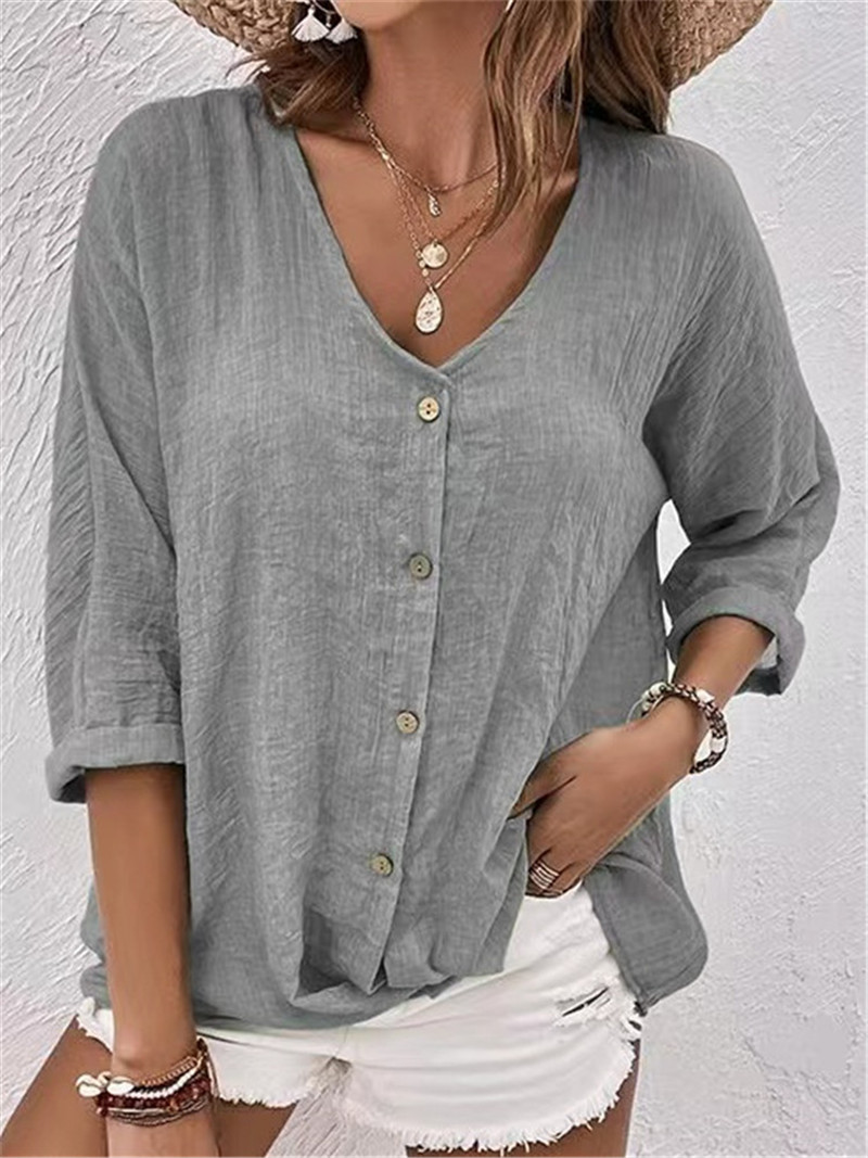 Elegant Buttons Solid Blouse S – обзор и цена Sewing V