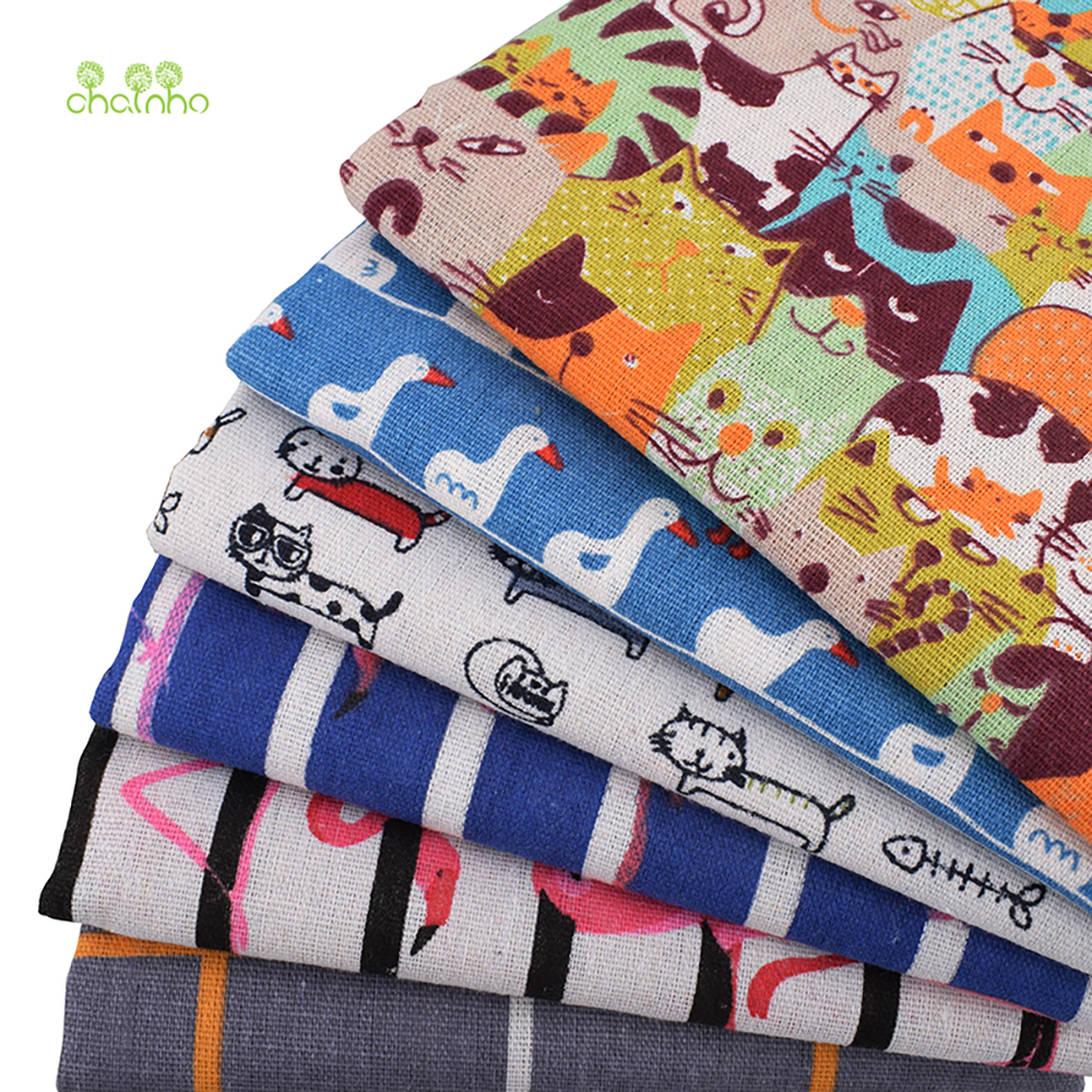 Chainho,Printed Cotton Linen F – обзор и цена Sewing Geotextile Fabric
