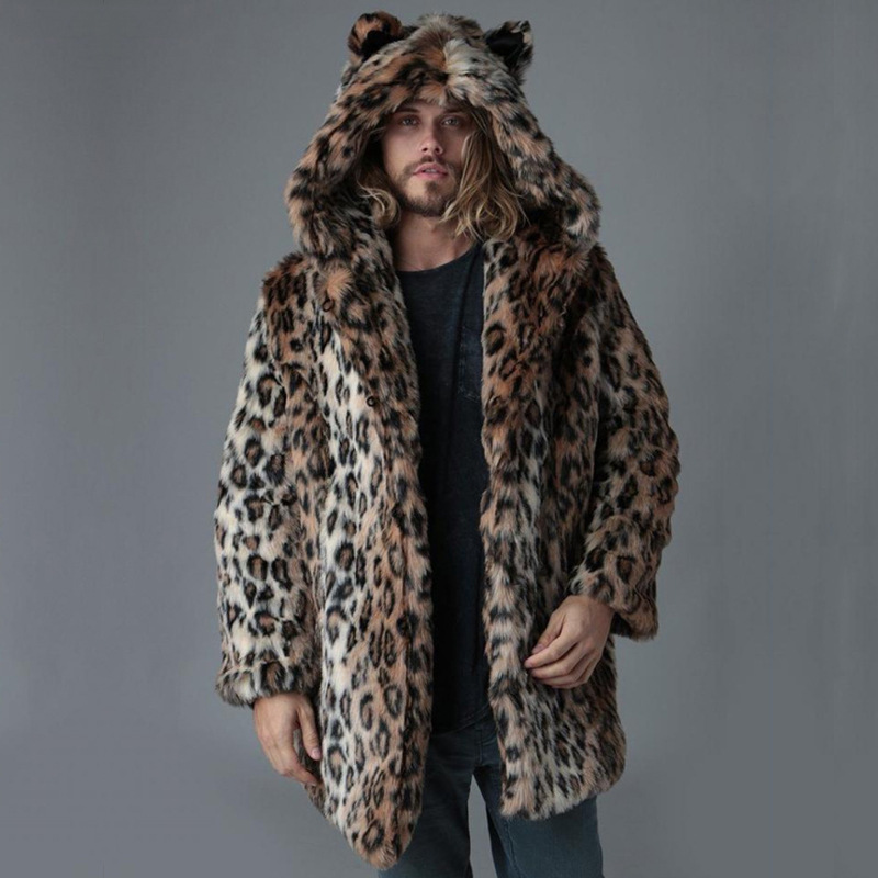 Men Faux Fur Jacket Winter Coa – обзор и цена Sewing V