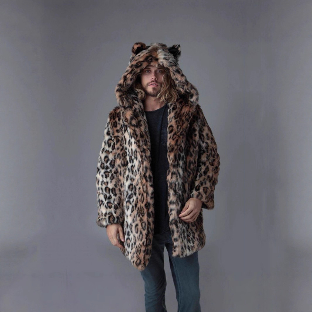 Men Faux Fur Jacket Winter Coa – обзор и цена Sewing V