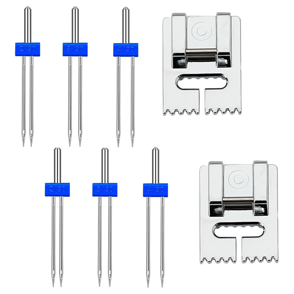 6PCS Twin Needle Double Needle – обзор и цена Twin Needle Stretch