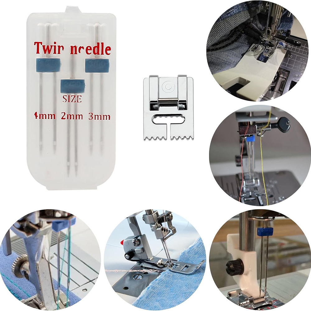 6PCS Twin Needle Double Needle – обзор и цена Twin Needle Stretch