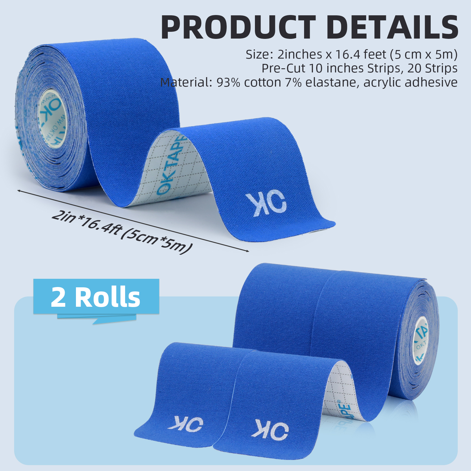 2 Rolls OK TAPE Updated Kinesi – обзор и цена Sewing Latex