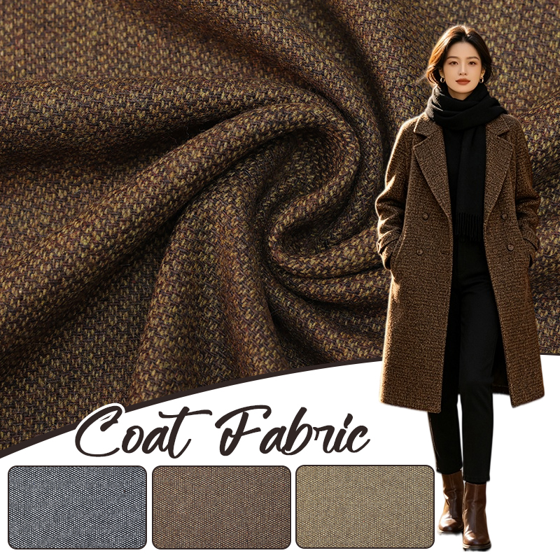 1m Tweed Wool Fabric Autumn Su – обзор и цена Sewing Fabric