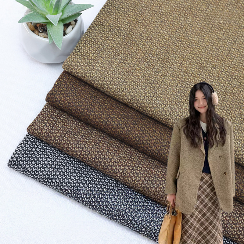 1m Tweed Wool Fabric Autumn Su – обзор и цена Sewing Fabric