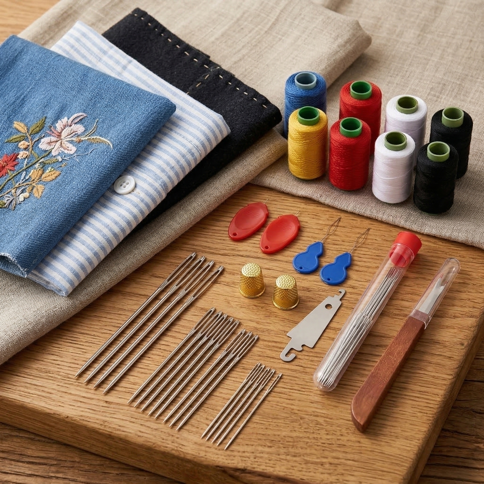 43pcs Big Eye Sewing Needle Ki – обзор и цена Sewing Kit