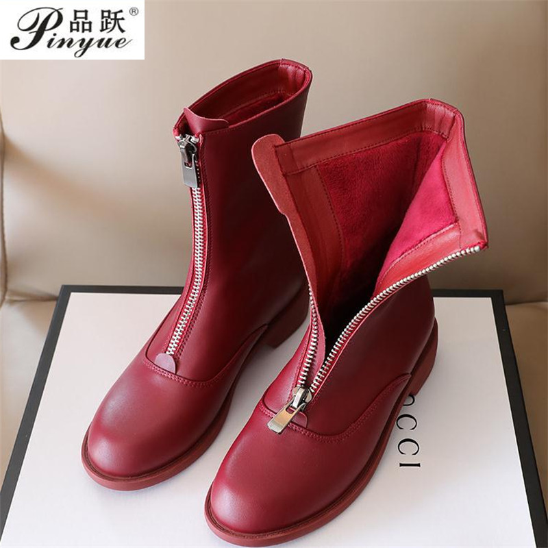 3cm Genuine Leather Trend Fron – обзор и цена Sewing Front Zipper