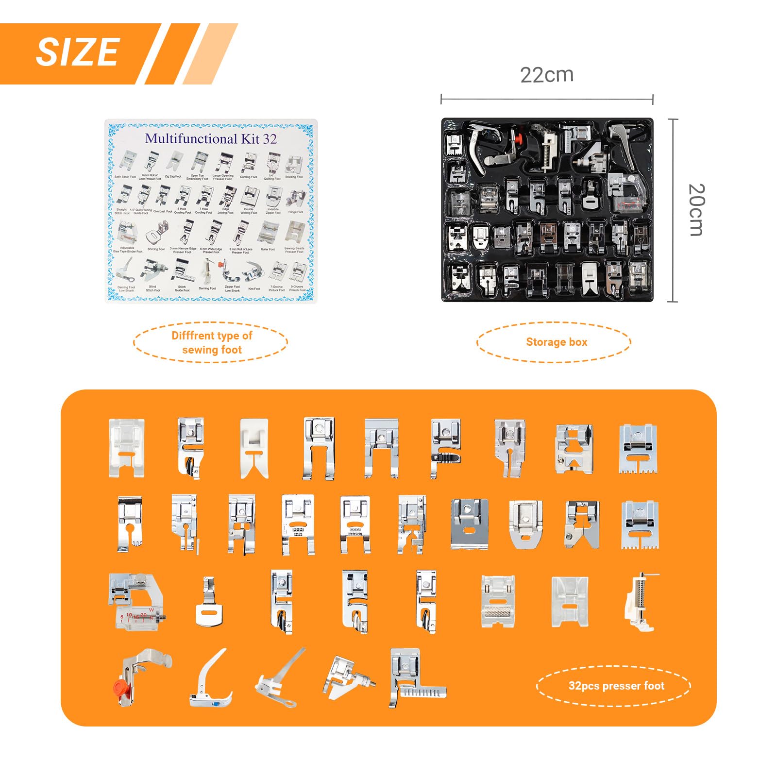 32 in 1 Multi-Function Sewing  – обзор и цена Sewing Kit