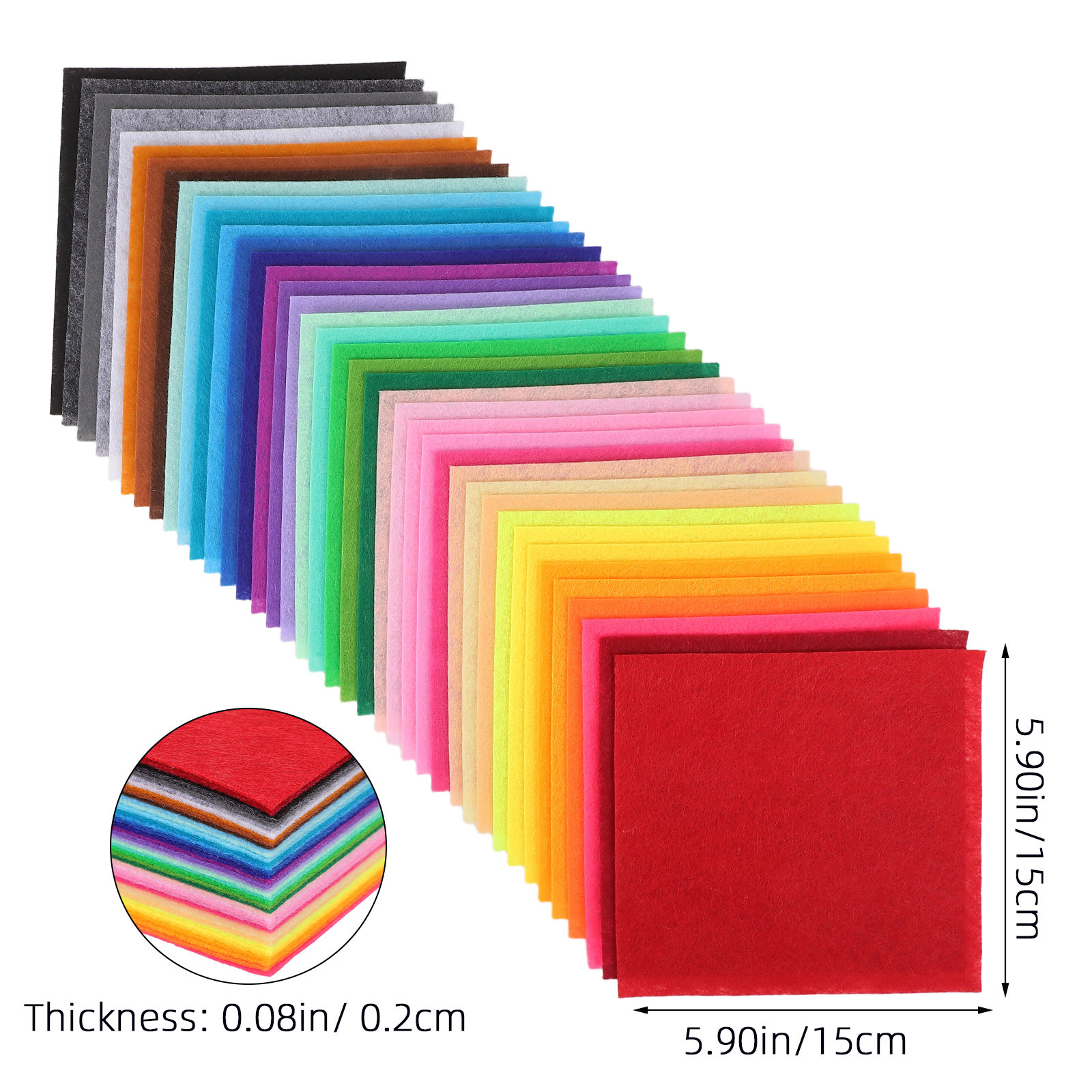 40Pcs High Quality Nonwoven Fa – обзор и цена Sewing Textile Art
