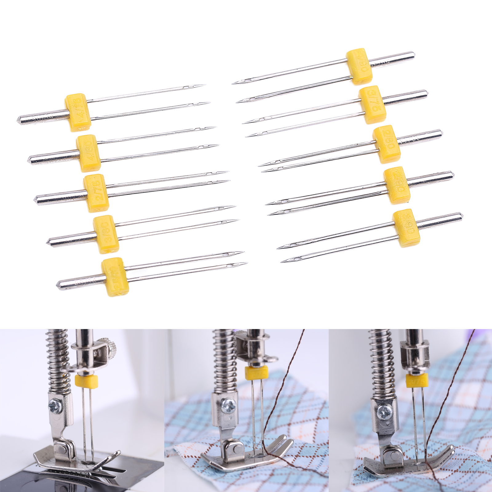 10 Pcs Twin Needles Double Twi – обзор и цена Twin Needle Stretch