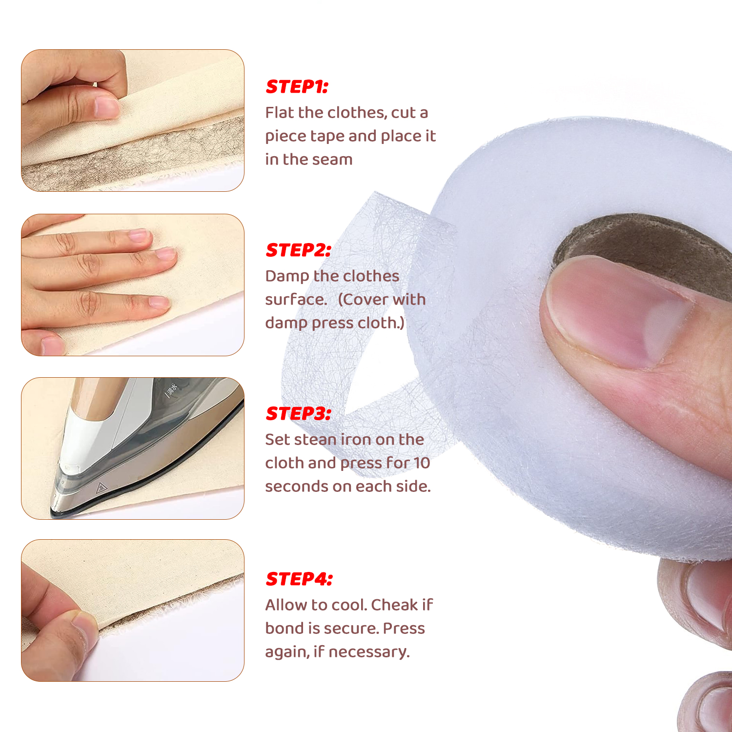 Iron on Hemming Tape Double-si – обзор и цена Interfacing Iron On