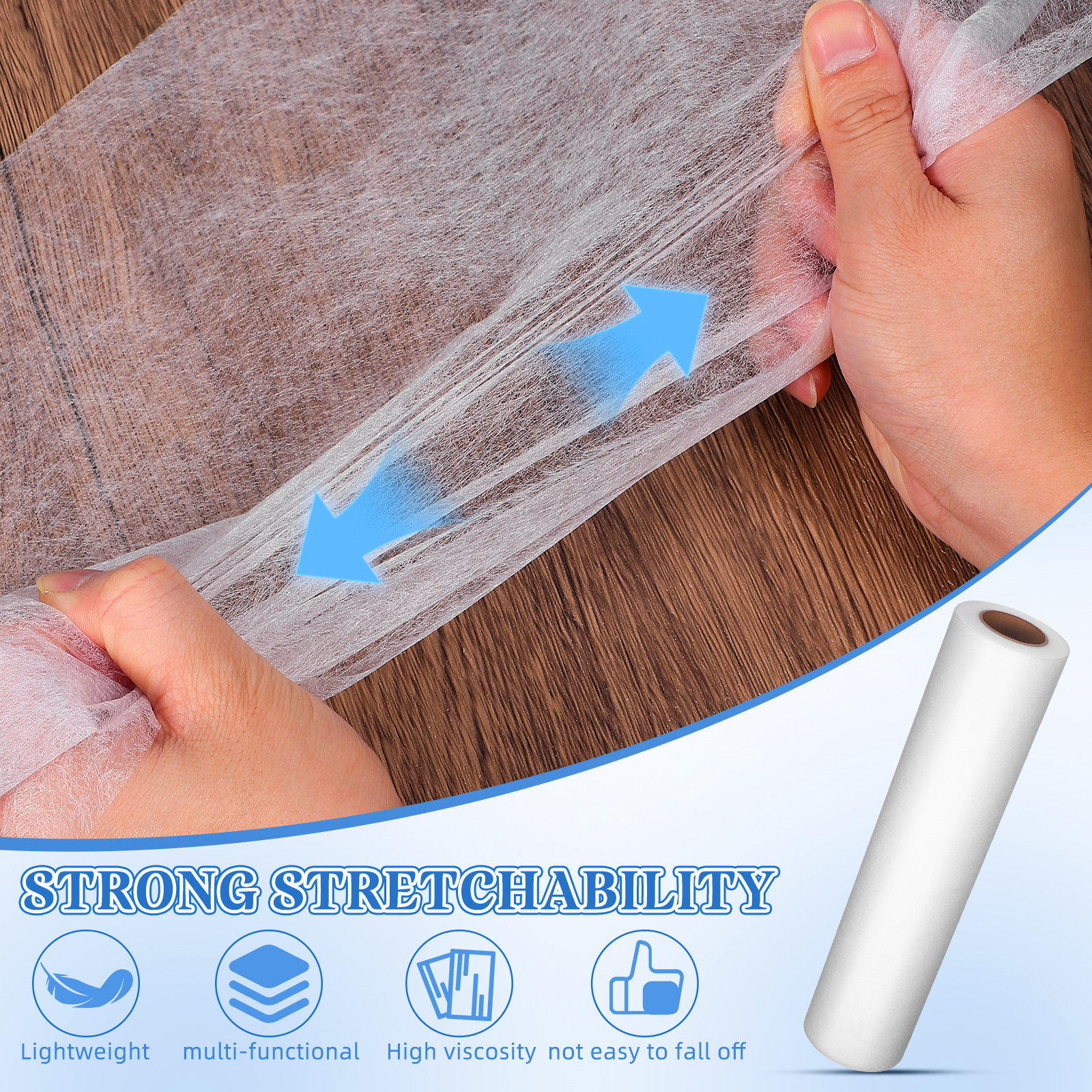 White Non-Woven Double-Sided F – обзор и цена Interfacing Iron On