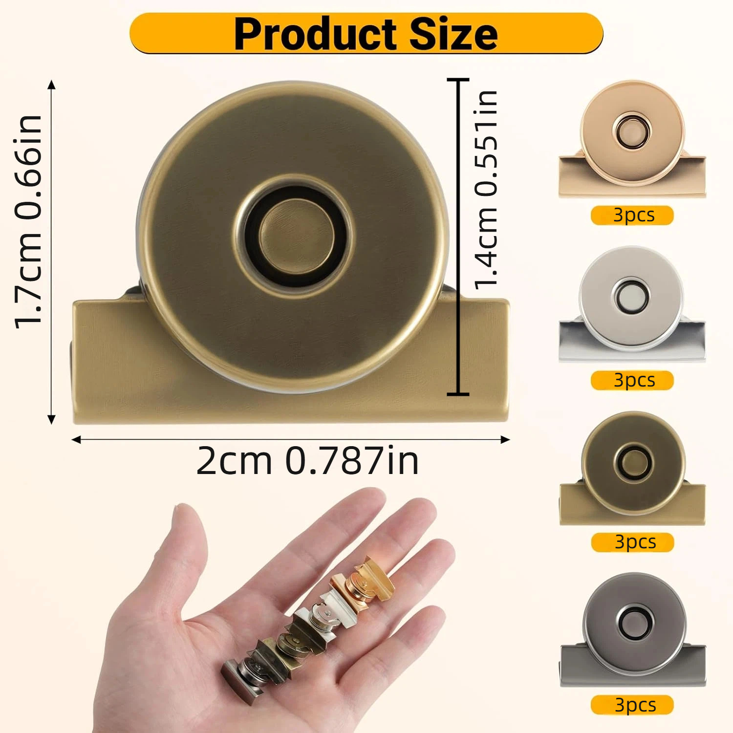 12 Pairs 14mm Magnetic Snaps,  – обзор и цена Button Hole Cutter