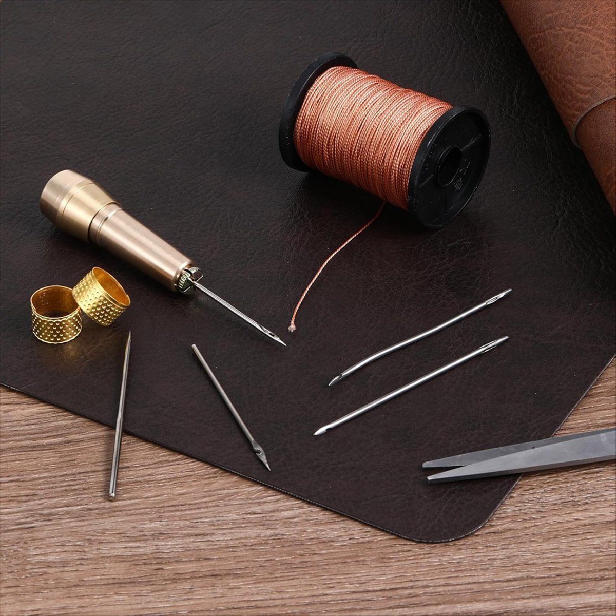9pcs Leather Sewing Awl Kit wi – обзор и цена Sewing Kit