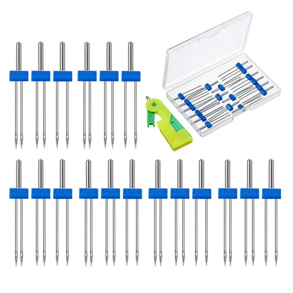18pcs Stainless Steel Sewing M – обзор и цена Twin Needle Stretch