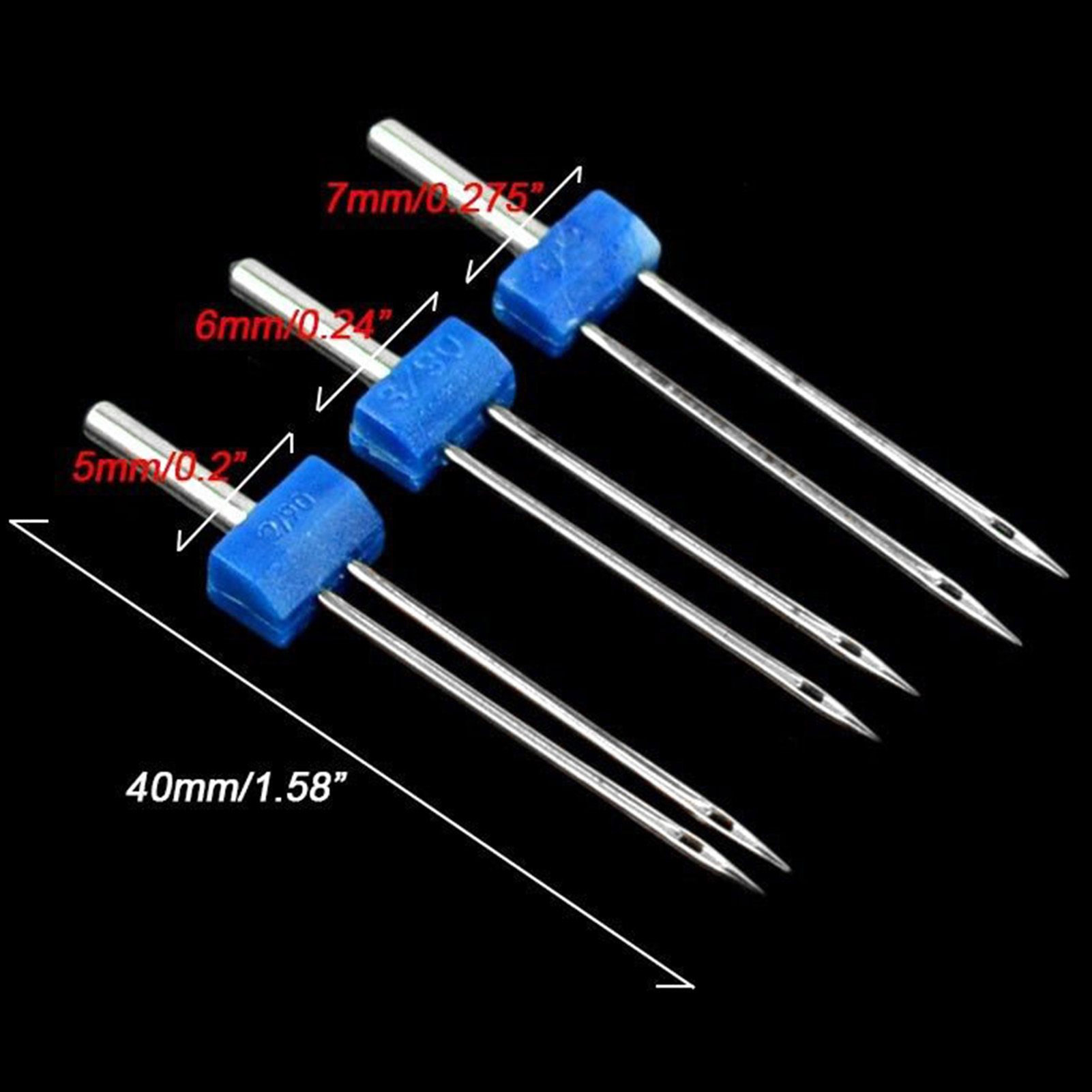 Twin Needles Set 3 Pcs Stainle – обзор и цена Twin Needle Stretch