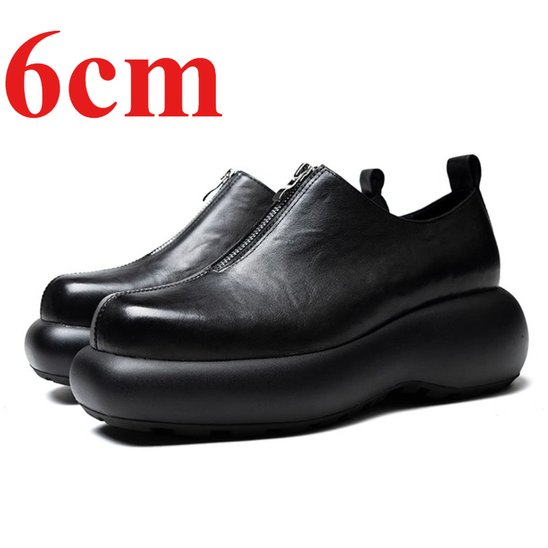 Derby Shoes for Men's Height I – обзор и цена Sewing Front Zipper