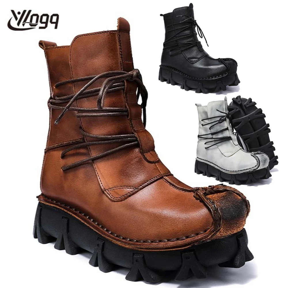 Men's Genuine Leather Skull Bo – обзор и цена Sewing Latex
