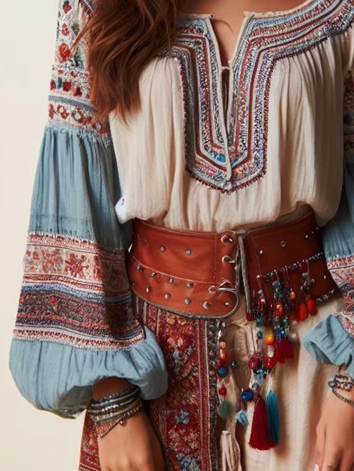 Lantern Sleeves Boho Blouse Fl – обзор и цена Sewing V